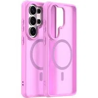 Custodia MagSafe per Samsung Galaxy S26 Ultra S948, Techsuit, HaloFrost II, Rosa — 3