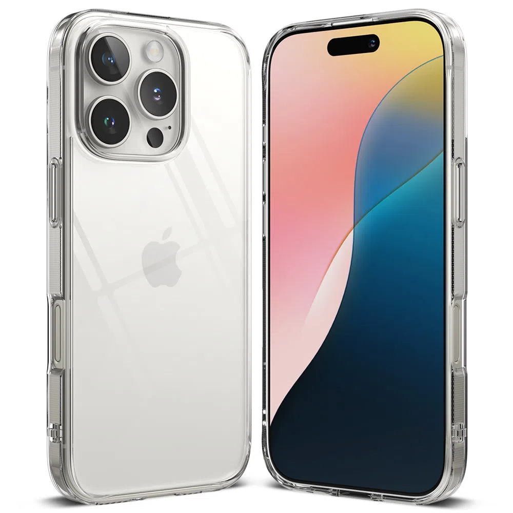 Custodia per Apple iPhone 16 Pro Max, Ringke, Fusion, Trasparente — 2