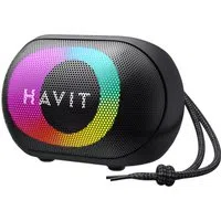 Cassa Portatile Bluetooth HAVIT SK885BT, 8W, RGB, Impermeabile, Nera — 3