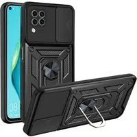 Custodia per Huawei P40 lite 4G, Techsuit, CamShield, Nera — 3