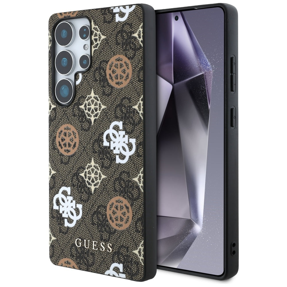 Guess Custodia per Samsung Galaxy S25 Ultra S938, Guess, 4G Peony, Marrone