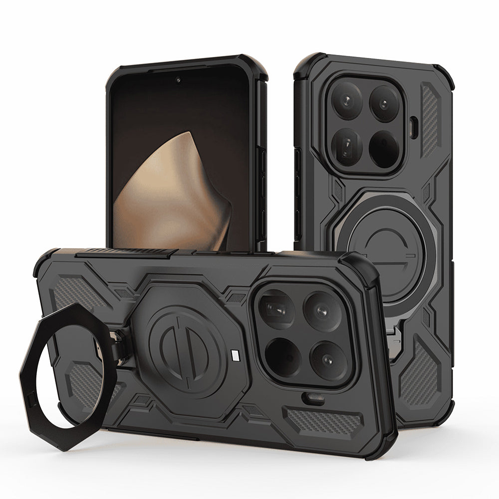 Techsuit Custodia per Xiaomi 15T Pro, Techsuit, Carbon Shield Pro, Nera