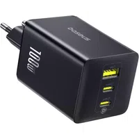 Caricabatterie Rete Baseus EnerFill FE11, 100W, 5A, 1 x USB-A - 2 x USB-C, Grigio P10182102123 — 3