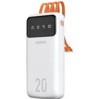 Batteria Esterna Dudao K6Pro+, 20000mAh, 10W, 1 x Lightning - 1 x microUSB - 1 x USB-A - 1 x USB-C, Bianca — 3