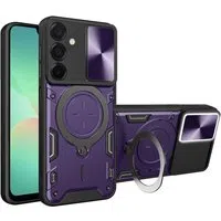 Custodia per Samsung Galaxy A26 A266, Techsuit, CamGuard Pro, Viola — 3
