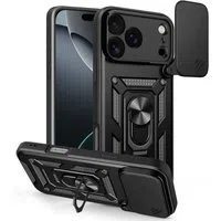 Custodia per Apple iPhone 17 Pro Max, Techsuit, CamShield, Nera — 3