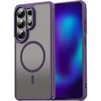 Custodia MagSafe per Samsung Galaxy S26 Ultra S948, Techsuit, HaloFrost II, Viola — 3