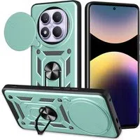 Custodia per Xiaomi Redmi Note 14 Pro 4G, Techsuit, CamShield, Verde — 3