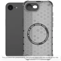 Custodia MagSafe per Xiaomi Redmi Note 14S, Techsuit, HoneyComb Shield, Nera — 3