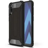 Custodia per Samsung Galaxy A70s A707 / A70 A705, Techsuit, Hybrid Armor, Nera — 3