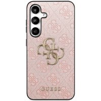 Guess Custodia per Samsung Galaxy S25 FE, Guess, 4G Metal Logo, Rosa — 2