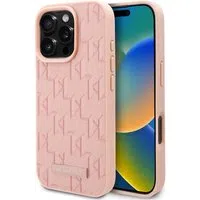 Custodia MagSafe per Apple iPhone 16 Pro, Karl Lagerfeld, Hot Stamp, Rosa — 3
