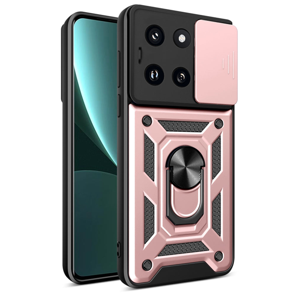 Techsuit Custodia per Xiaomi 14, Techsuit, CamShield, Rosa