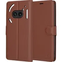 Custodia per Nothing Phone (2a) Plus / Phone (2a), Techsuit, Leather Folio, Marrone — 3