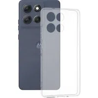 Custodia per Motorola Moto G86 Power, Techsuit, Chiara, Trasparente — 3