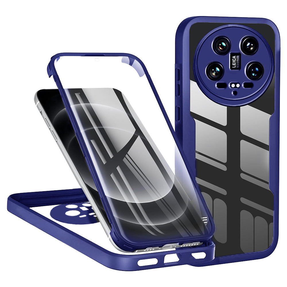 Techsuit Custodia per Xiaomi 14 Ultra, Techsuit, ColorVerse 360, Blu