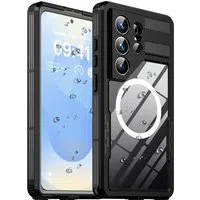 Custodia Waterproof per Samsung Galaxy S26 Ultra S948, ShellBox, Nera — 3