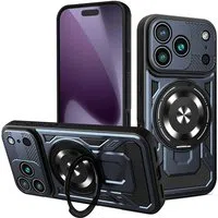 Custodia per Apple iPhone 17 Pro, Techsuit, RuggedCam, Blu — 3