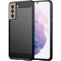 Custodia per Samsung Galaxy S21+ 5G G996, Techsuit, Carbonio, Nera — 3