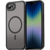 Custodia MagSafe per Apple iPhone 17e / 16e, Techsuit, HaloFrost II, Nera — 3