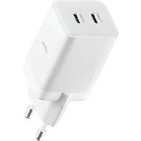 Caricabatterie Rete Allity. ATC-01-45WCC Fast, 45W, 3A, 2 x USB-C, Bianco — 3