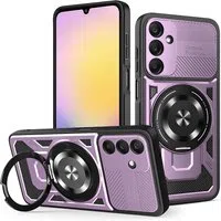 Custodia per Samsung Galaxy A25 A256, Techsuit, RuggedCam, Viola — 3