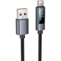 Cavo Dati e Ricarica USB-A - USB-C HOCO Display X112, 100W, 1m, Nero — 3