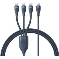 Cavo di Ricarica USB-C - 3 x USB-C Baseus Flash Series III 3in1, 100W, 1.5m, Blu P10377503321-00 — 3