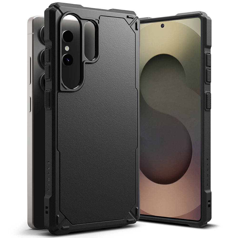 Ringke Custodia per Samsung Galaxy S25 Ultra S938, Ringke, Rugged Gear, Nera