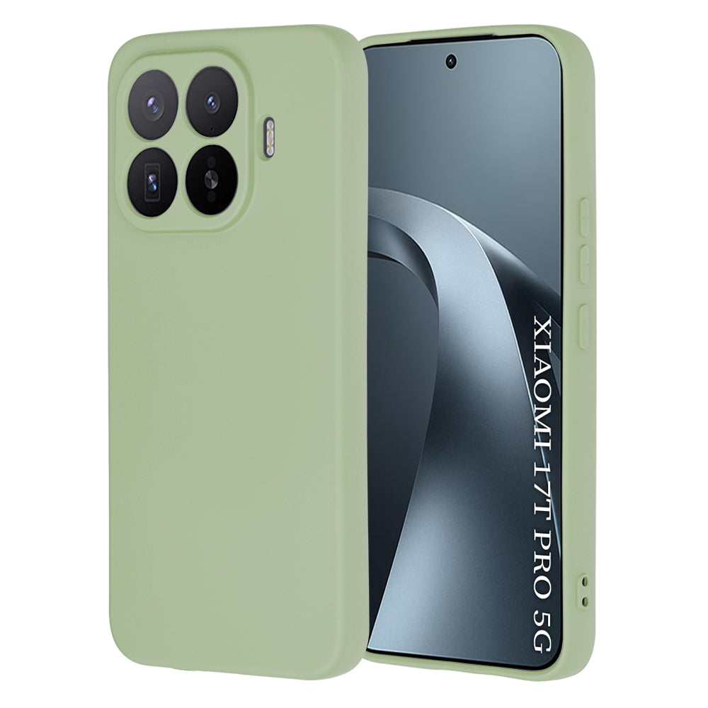 Techsuit Custodia per Xiaomi 17T Pro, Techsuit, SoftFlex, Verde Chiaro