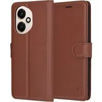 Custodia per Honor 400, Techsuit, Leather Folio, Marrone — 3