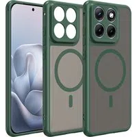 Custodia MagSafe per Motorola Edge 70 Fusion, Techsuit, HaloFrost II, Verde — 3