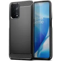Custodia per Oppo A74 5G / A54 5G / A93 5G, OEM, Carbonio, Nera — 3