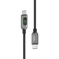 Cavo Dati e Ricarica USB-C - USB-C XO Design NB-Q203B Display, 60W, 1m, Nero — 3