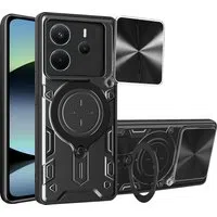Custodia per Xiaomi Redmi Note 14 4G (Regionale), Techsuit, CamGuard Pro, Nera — 3
