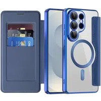 Custodia MagSafe per Samsung Galaxy S26 Ultra S948, Techsuit, SmartMag Book, Blu — 3