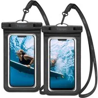 Custodia Universale Waterproof per Telefono max. 3.5inch - 7inch, Spigen, A601, Set 2 pezzi, Nera AMP04523 — 3