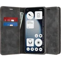 Custodia per Nothing Phone (3a) Lite, Techsuit, Confy, Nera — 3