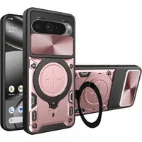 Custodia per Google Pixel 10 Pro XL, Techsuit, CamGuard Pro, Rosa Dorato — 3