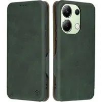 Custodia per Xiaomi Redmi Note 13 4G, Techsuit, Safe Wallet Plus, Verde — 3