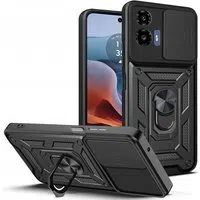 Custodia per Motorola Moto G45 / G34, Techsuit, CamShield, Nera — 3