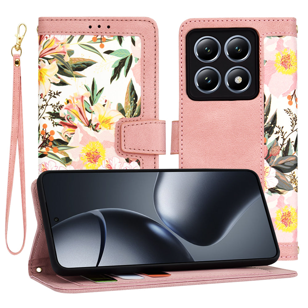 Techsuit Custodia per Xiaomi 14T Pro, Techsuit, FlipCraft, Rosa