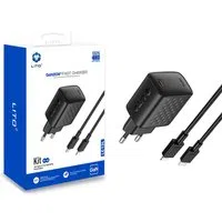 Caricabatterie da rete con cavo Lightning Lito LC13L, 20W, 3A, 1 x USB-C, Nero — 3