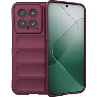 Custodia per Xiaomi 14, Techsuit, Magic Shield, Bordeaux — 3