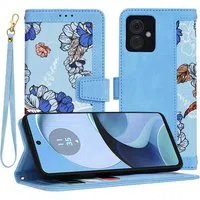 Custodia per Motorola Moto G14, Techsuit, FlipCraft, Blu — 3