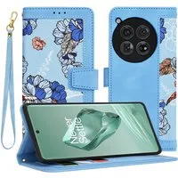 Custodia per OnePlus 12, Techsuit, FlipCraft, Blu — 3