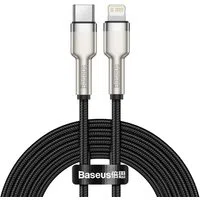 Cavo Dati e Ricarica USB-C - Lightning Baseus Cafule Metal Series, 20W, 2m, Nero CATLJK-B01 — 3