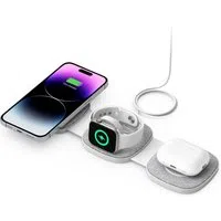 Caricabatterie Wireless Tech-Protect A32 3in1, 15W, 1.67A, Grigio — 3