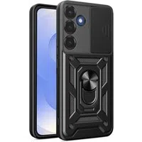 Custodia per Samsung Galaxy S26 S942, Techsuit, CamShield, Nera — 3