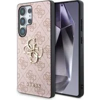 Custodia per Samsung Galaxy S25 Ultra S938, Guess, 4G Big Logo, Rosa Nera — 3